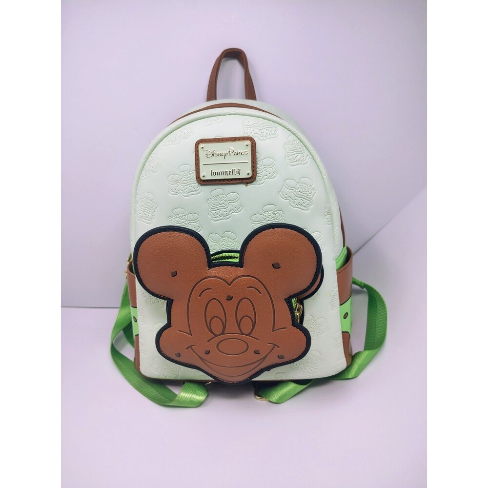 2024 Disney Parks Eats Mickey Mint Ice Cream Sandwich Backpack  Loungefly
